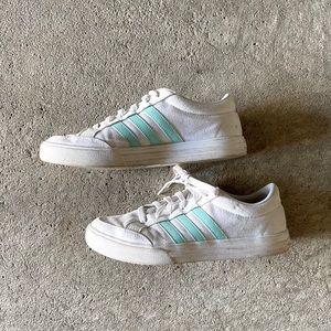 Adidas White Sneakers - Size 8.5